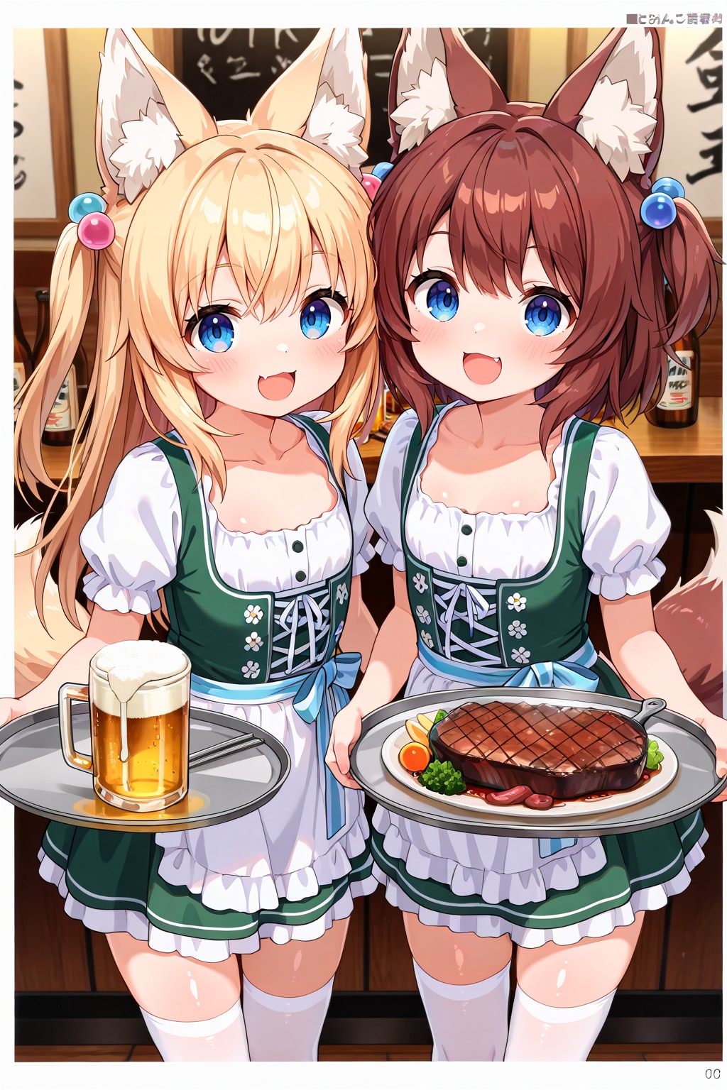 素敵なふとももの店員さんがいるケモミミ居酒屋！（洋風）