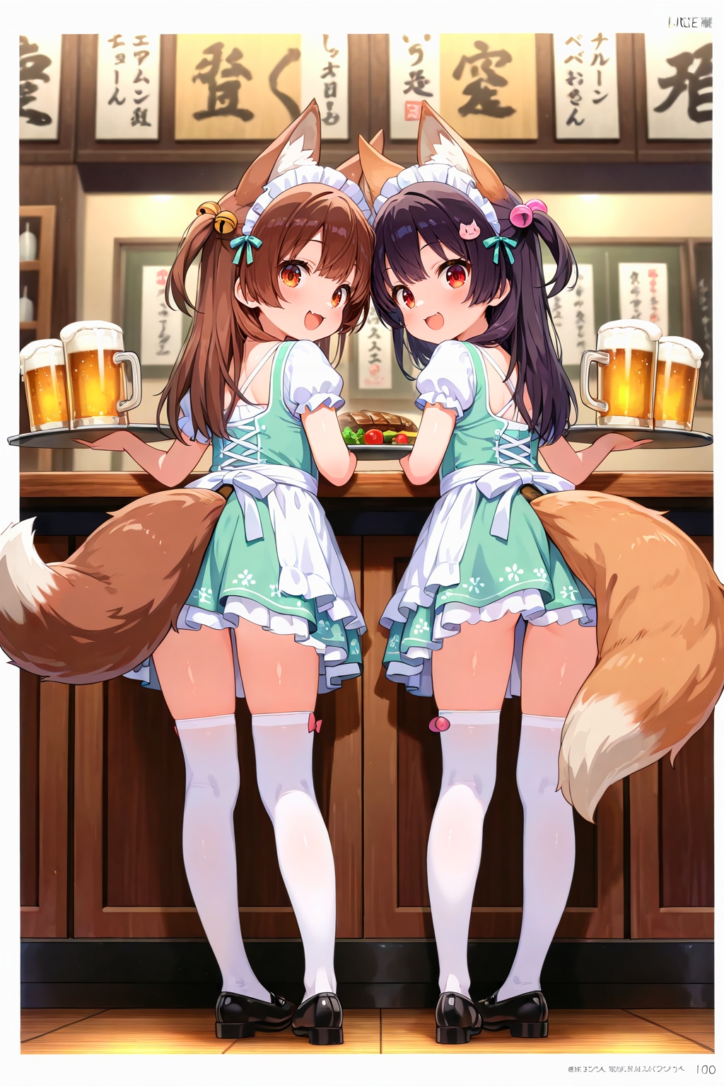 素敵なふとももの店員さんがいるケモミミ居酒屋！（洋風）