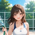 庭で水浴び 8枚目