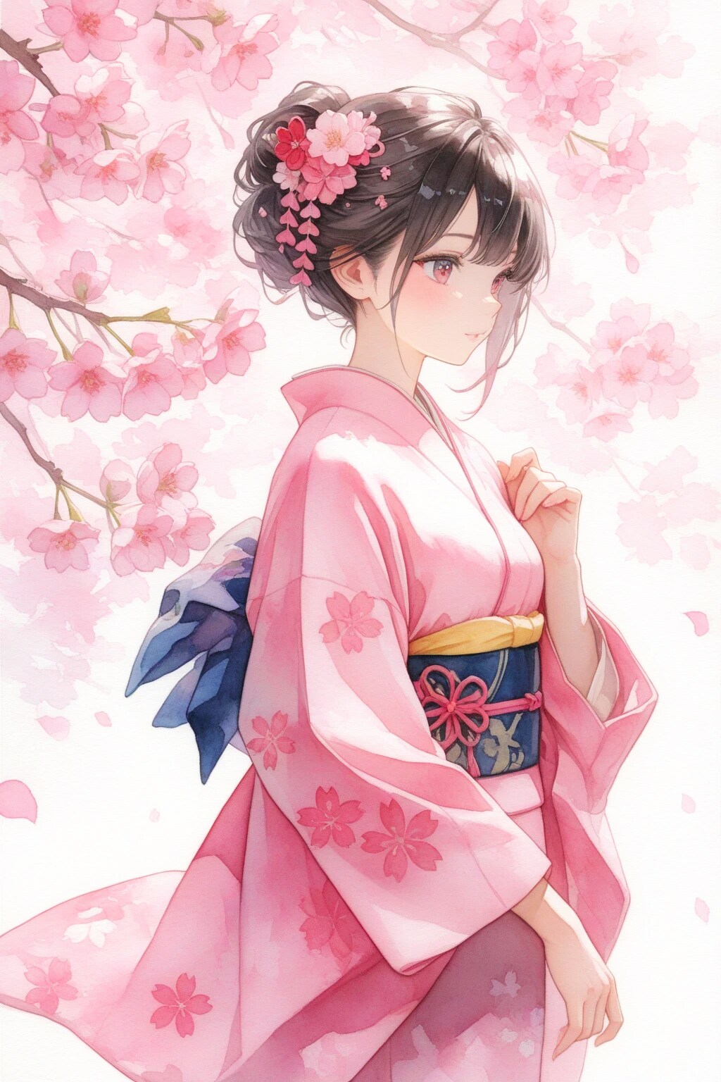 桜花爛漫 | の人気AIイラスト・グラビア