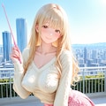 お天気お姉さん風 2枚目