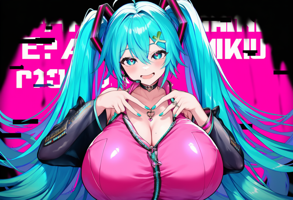 ボカロ　え？ああ、そう。　初音ミク（爆乳版）