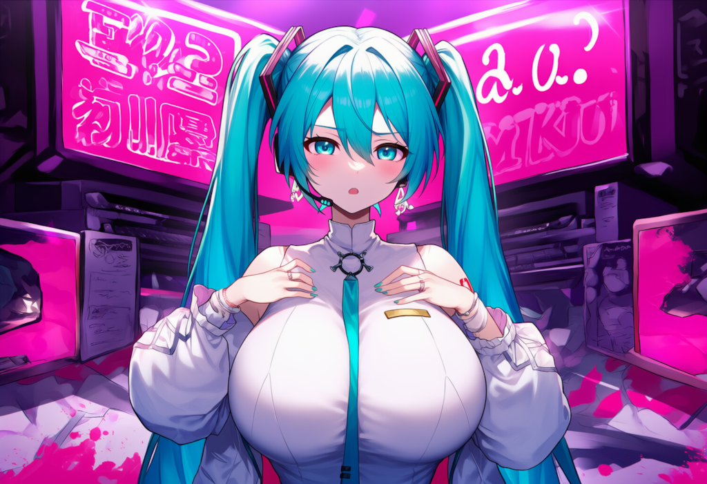 ボカロ　え？ああ、そう。　初音ミク（爆乳版）
