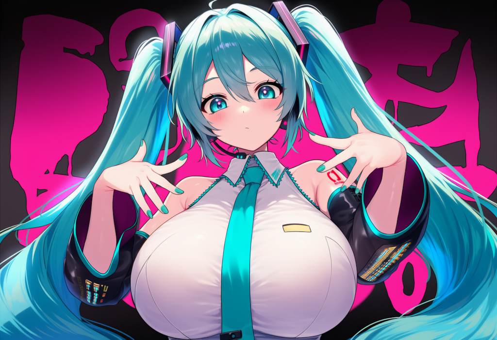 ボカロ　え？ああ、そう。　初音ミク（爆乳版）