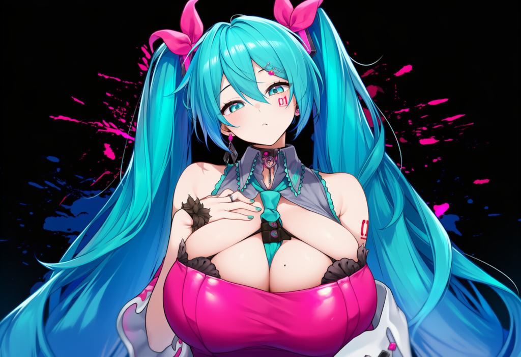 ボカロ　え？ああ、そう。　初音ミク（爆乳版）