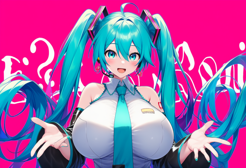ボカロ　え？ああ、そう。　初音ミク（爆乳版）