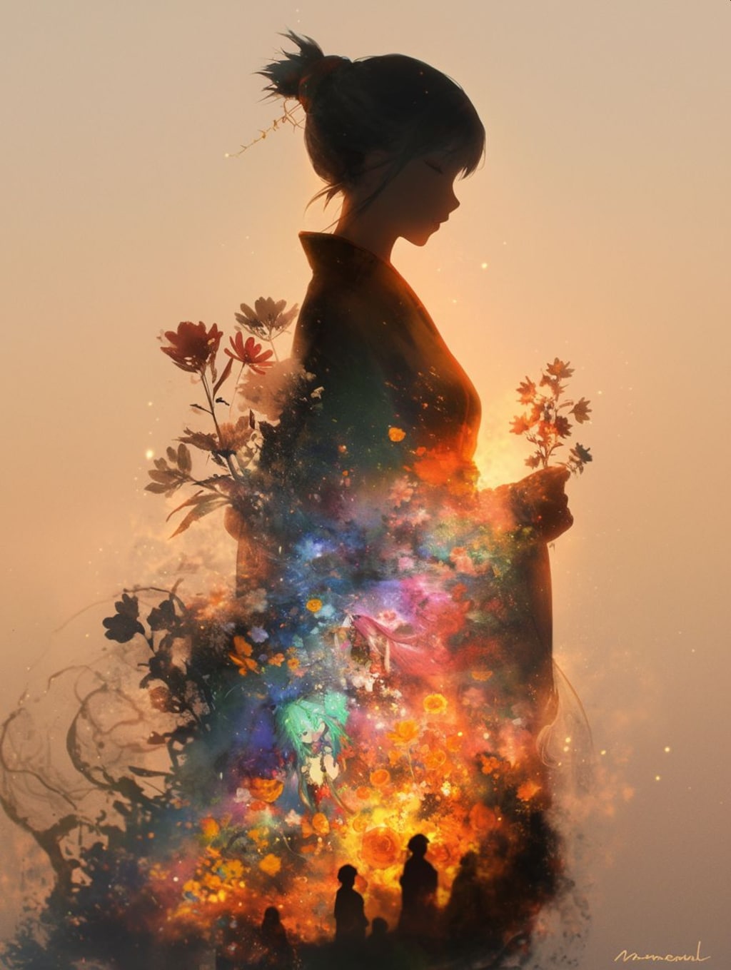 和のシルエット