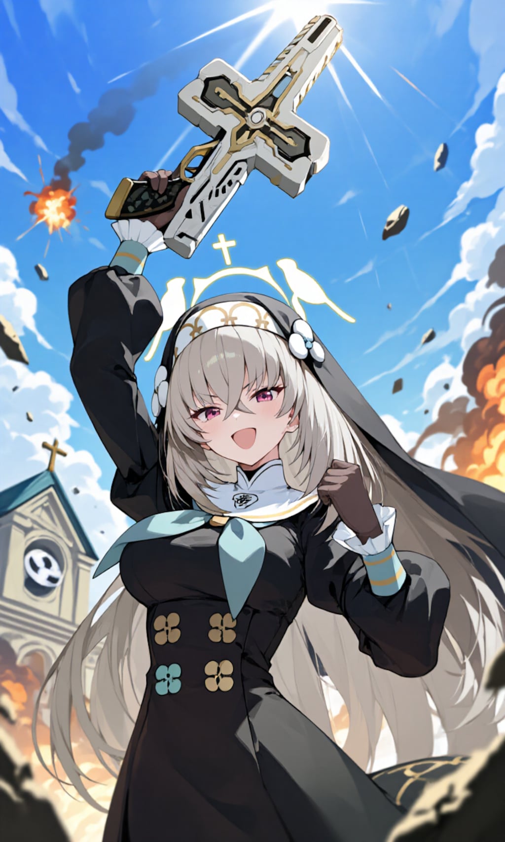 銃器修道女　やったぜ！