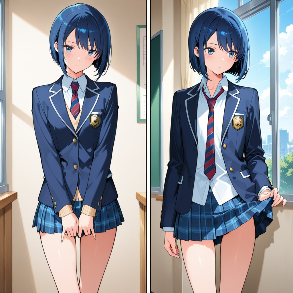 学園の完璧な生徒会長 | の人気AIイラスト・グラビア