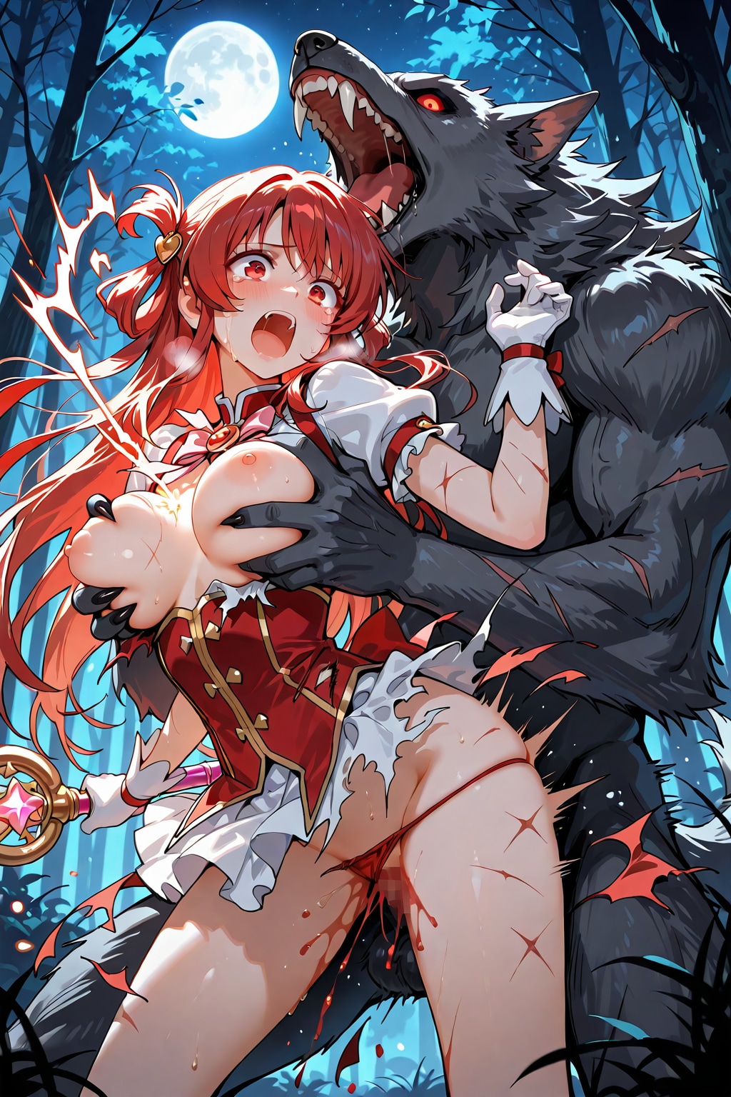 魔法少女の闇堕ち レッド編