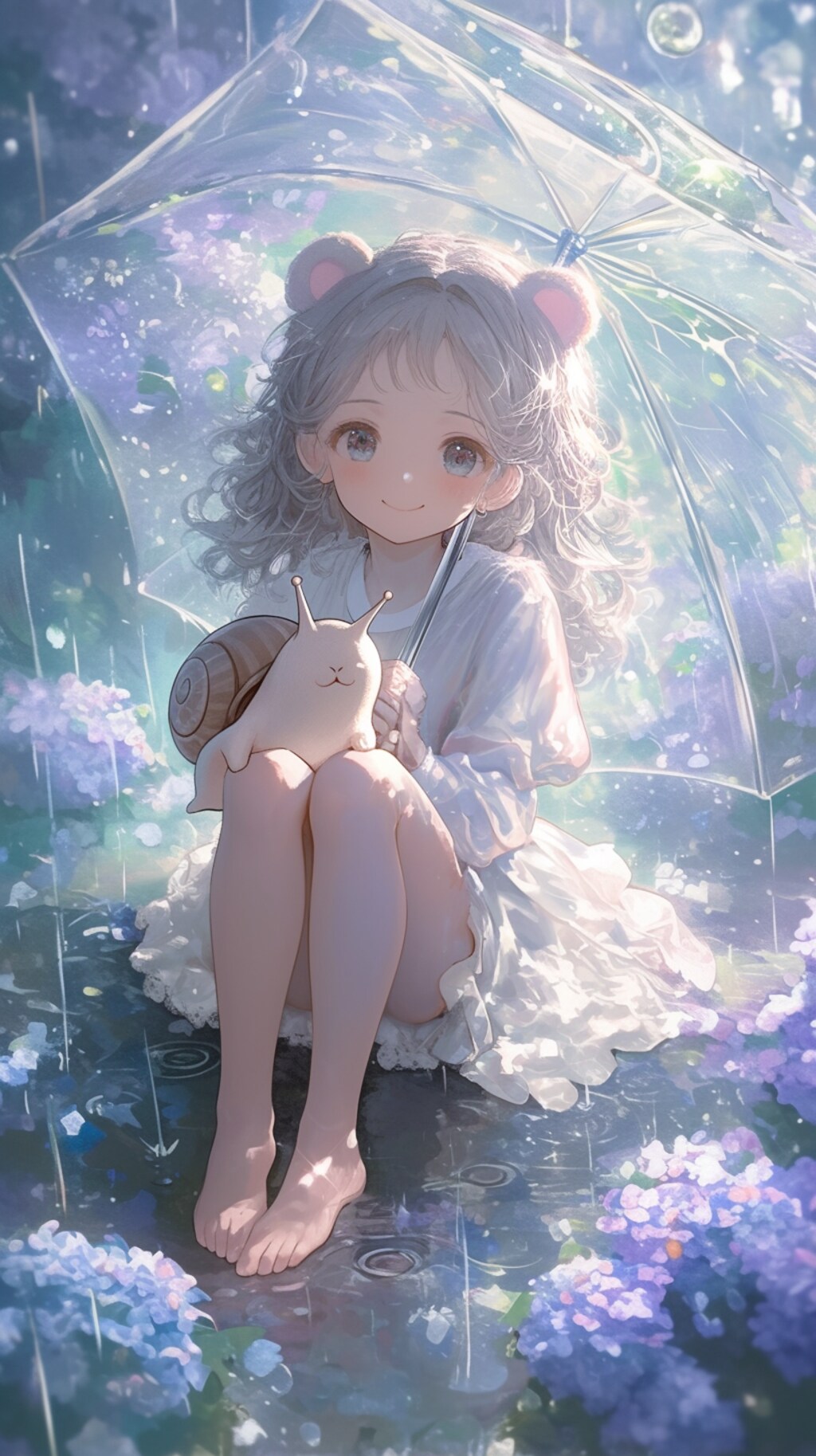 くま娘とカタツムリ🐌②🐾