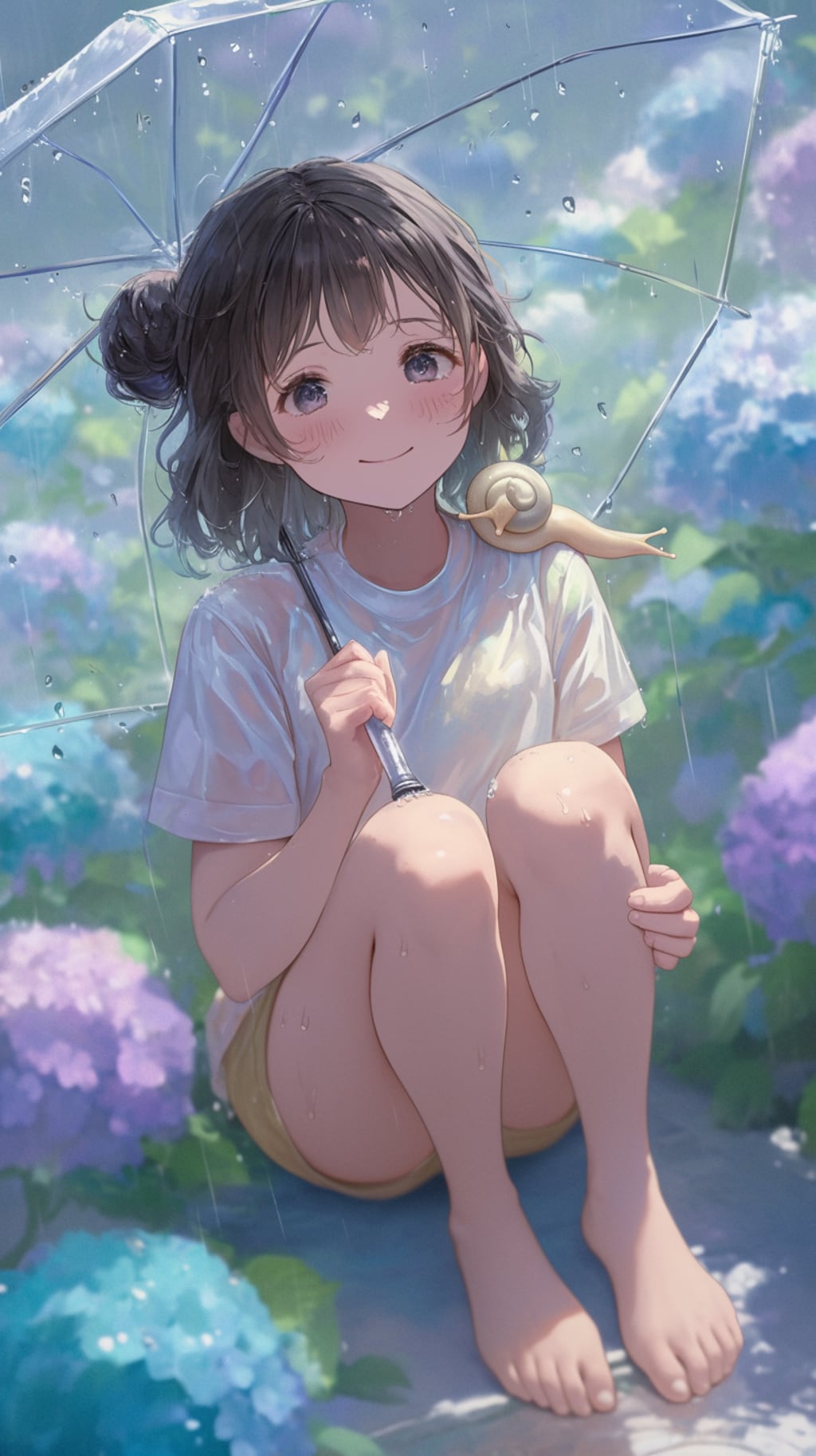 くま娘とカタツムリ🐌②🐾