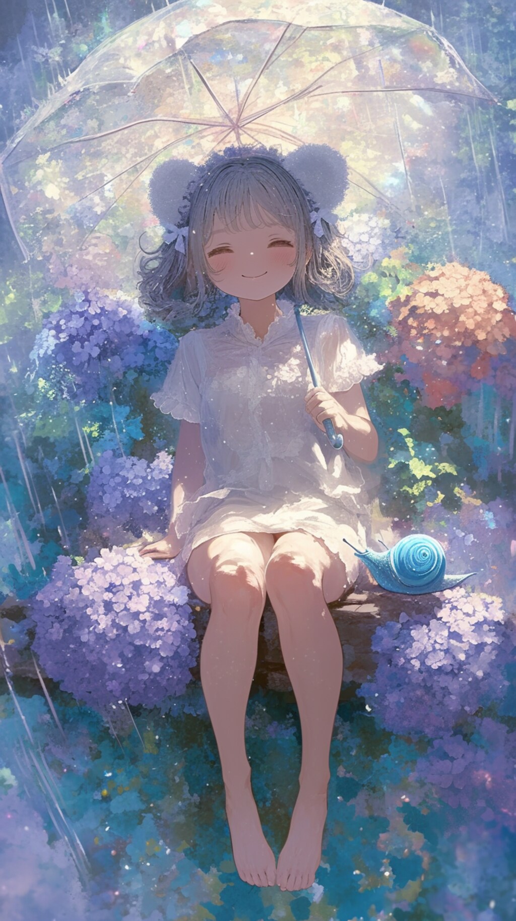 くま娘とカタツムリ🐌②🐾