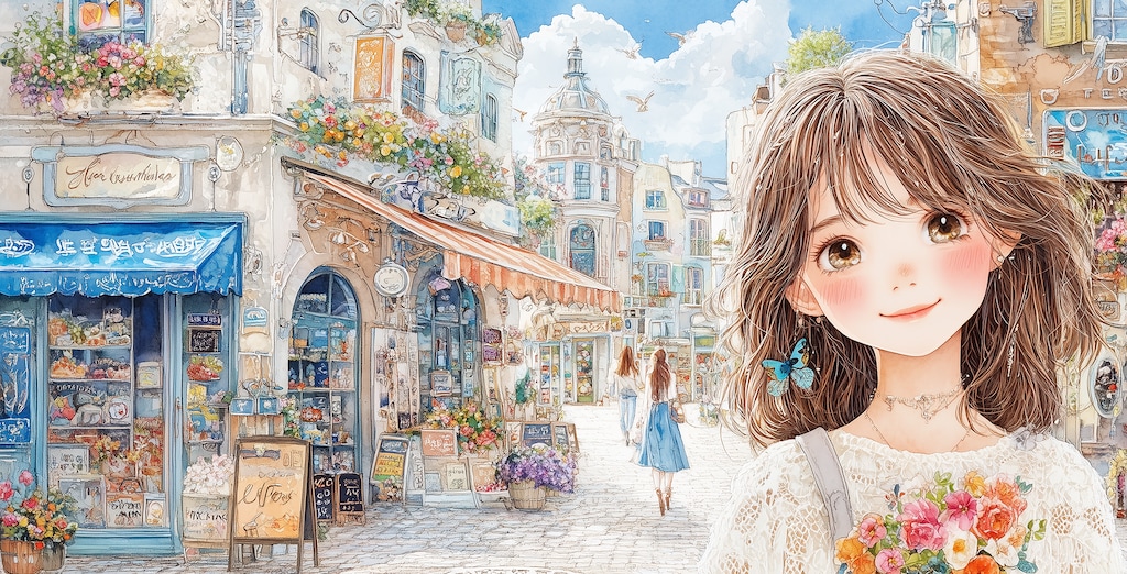 街角の花屋さんと私