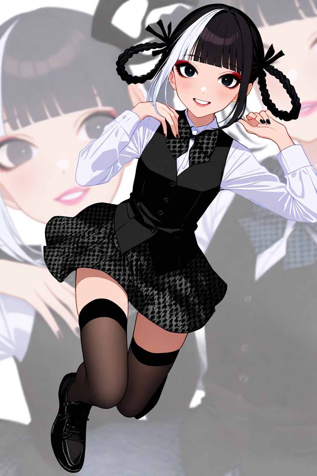 千鳥格子 | の人気AIイラスト・グラビア