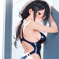 着替えた水着が小さかった 12枚目