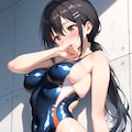 着替えた水着が小さかった 10枚目