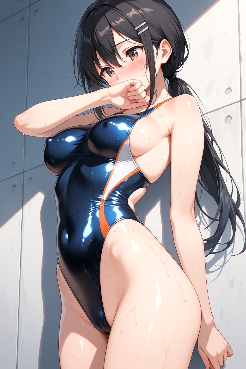 着替えた水着が小さかった