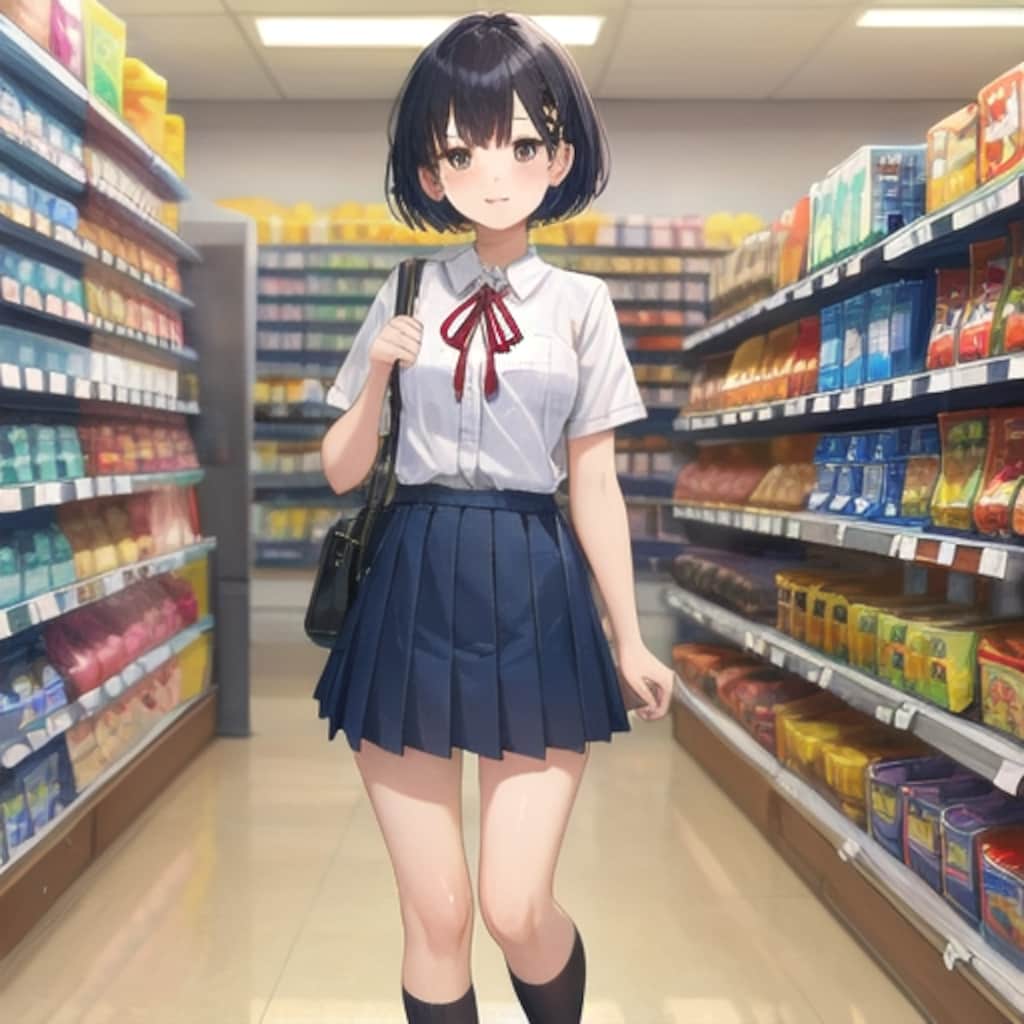 お買い物中