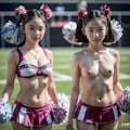 チアリーダーのonoff💛① 9枚目