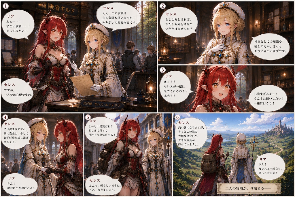 新キャスト、セレス（ギルドの受付嬢）