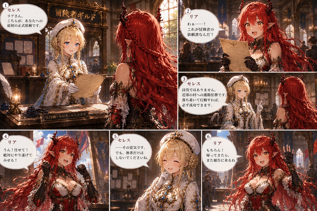 新キャスト、セレス（ギルドの受付嬢）