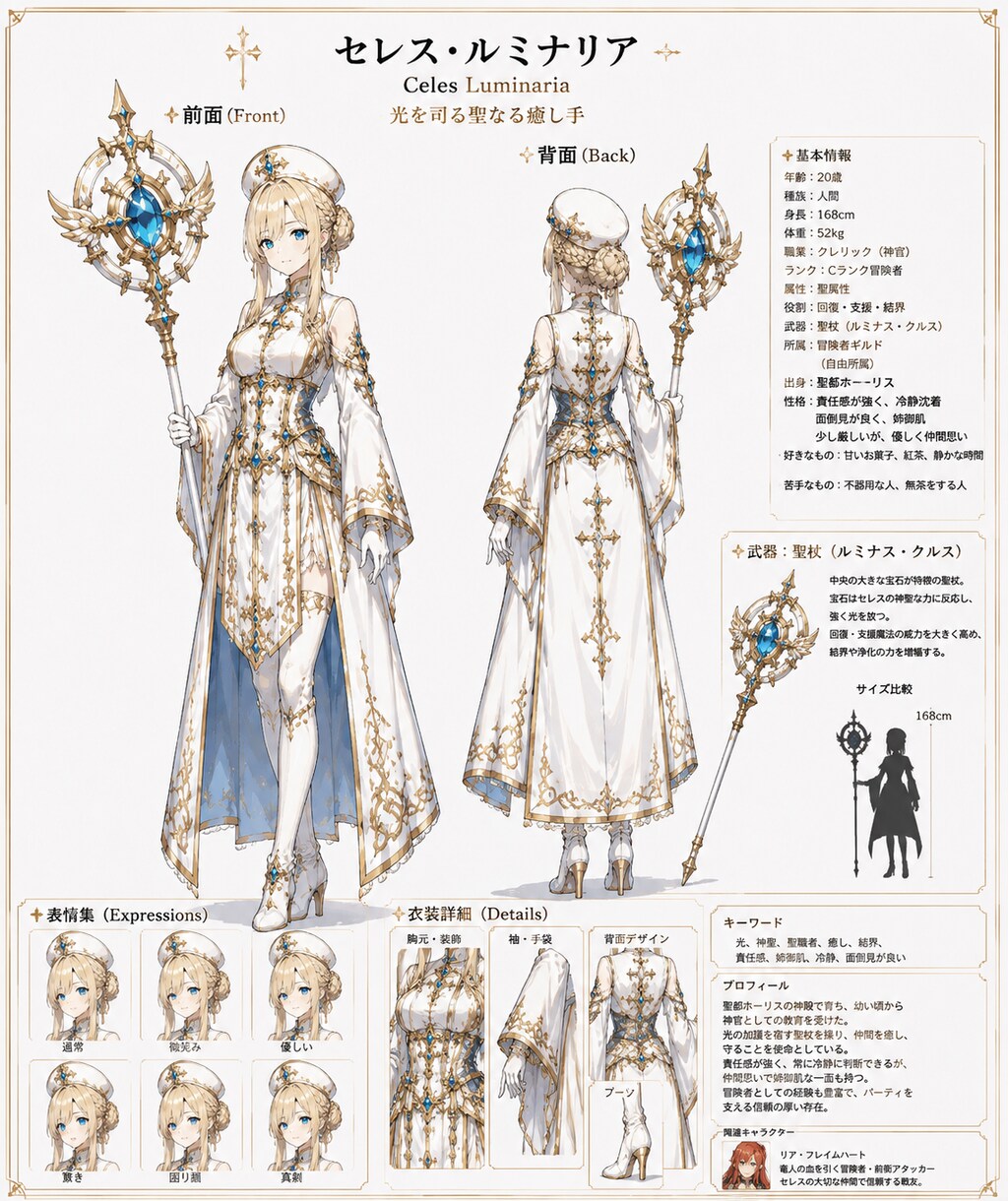 新キャスト、セレス（ギルドの受付嬢）