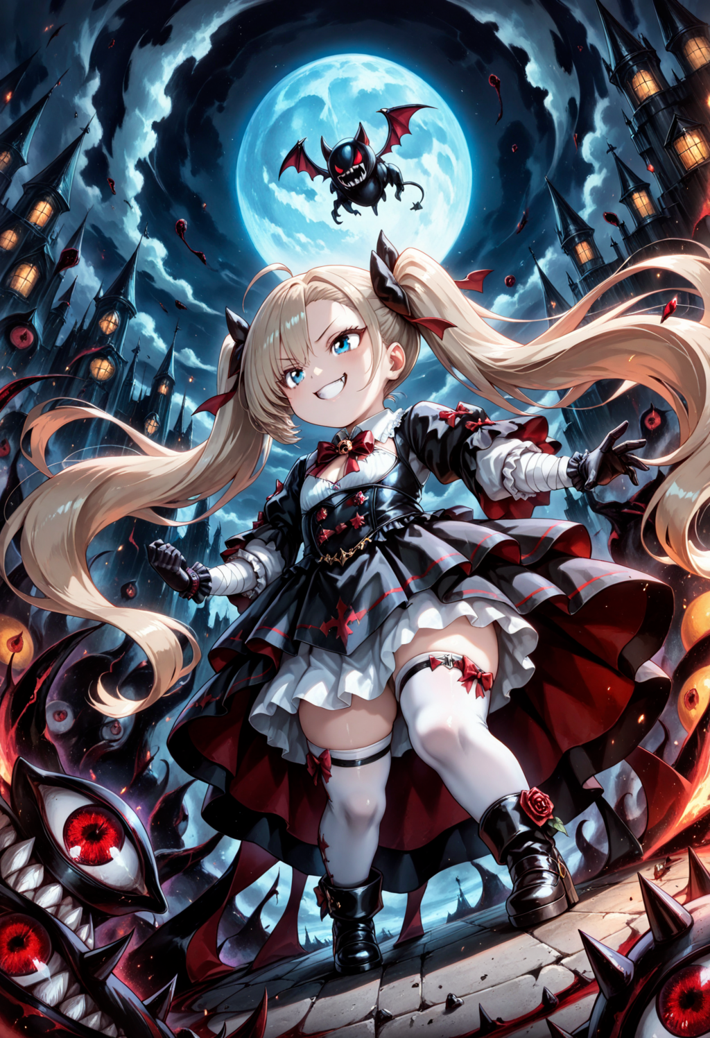 暗黒魔法発動！