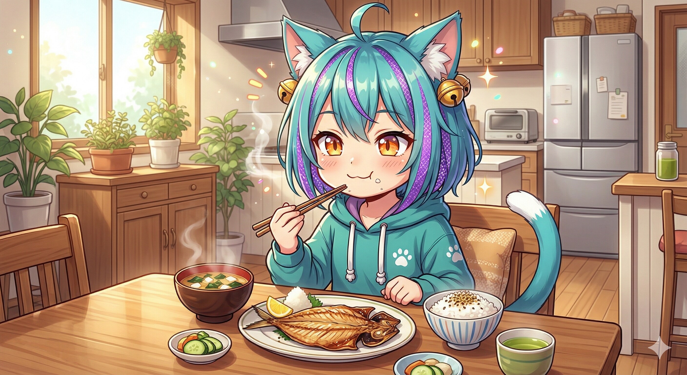 今日のお昼はあじの開きです🐟️