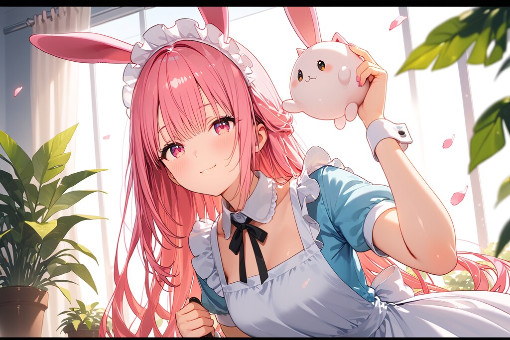 ちちぷい全モデルでうさみみのメイドさん