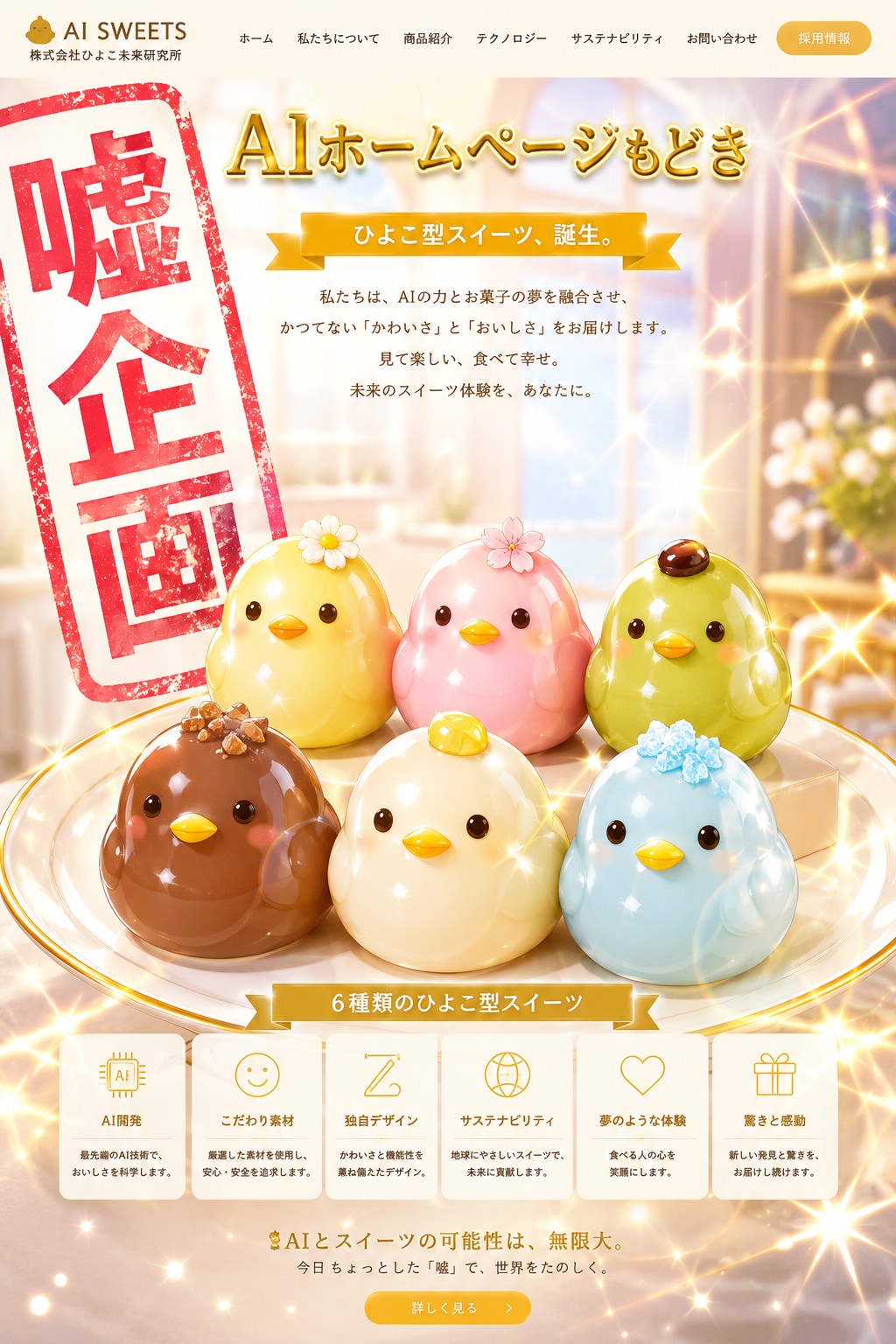 AIホームページもどき