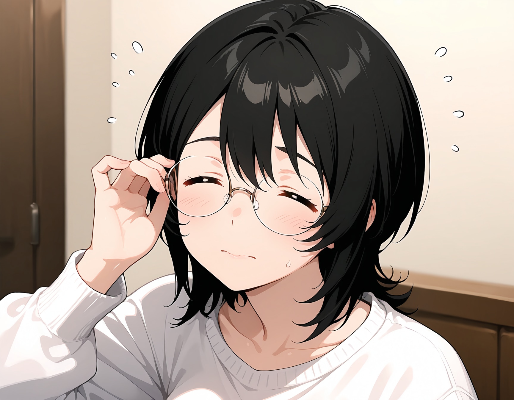 メガネつけても目は大きくならないよ💦 | の人気AIイラスト・グラビア