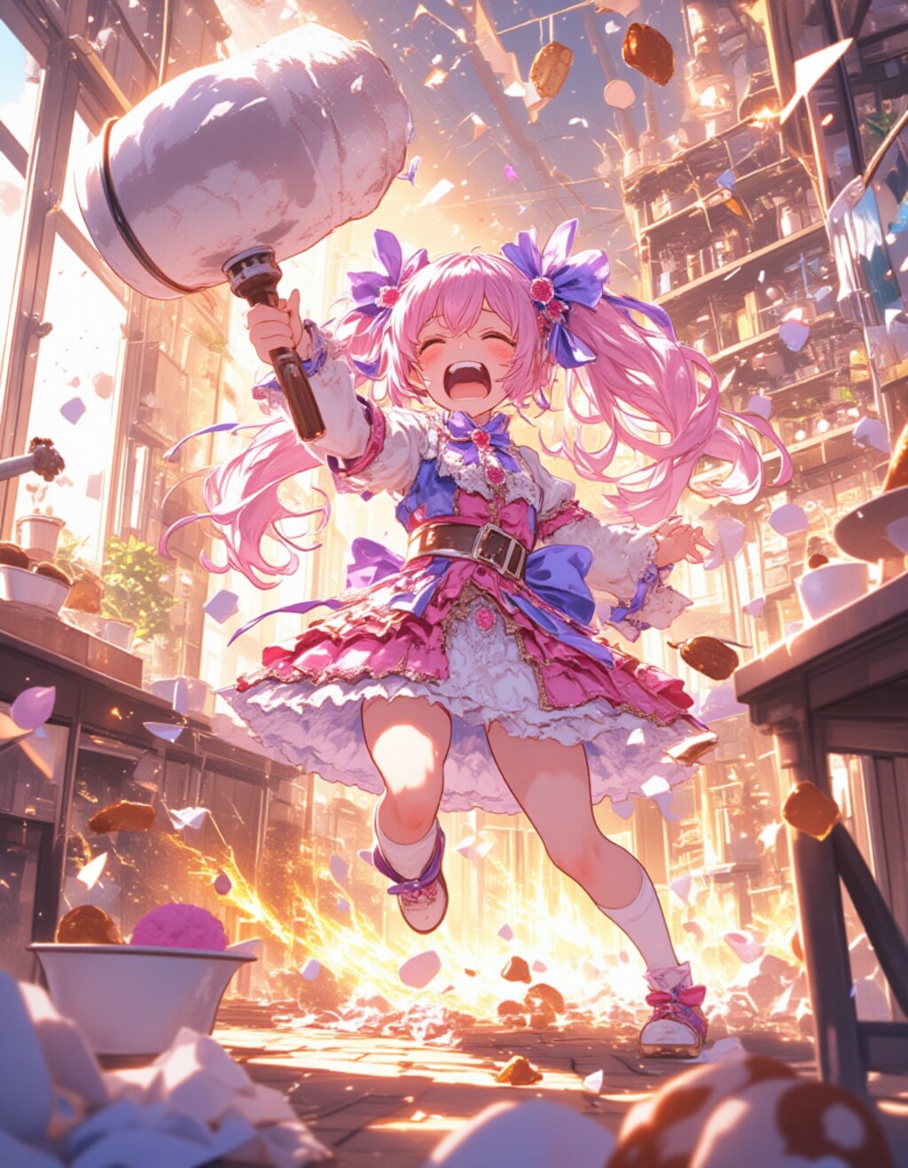 まじかる☆ひ〇りん、癇癪爆発！喫茶店大パニック☆