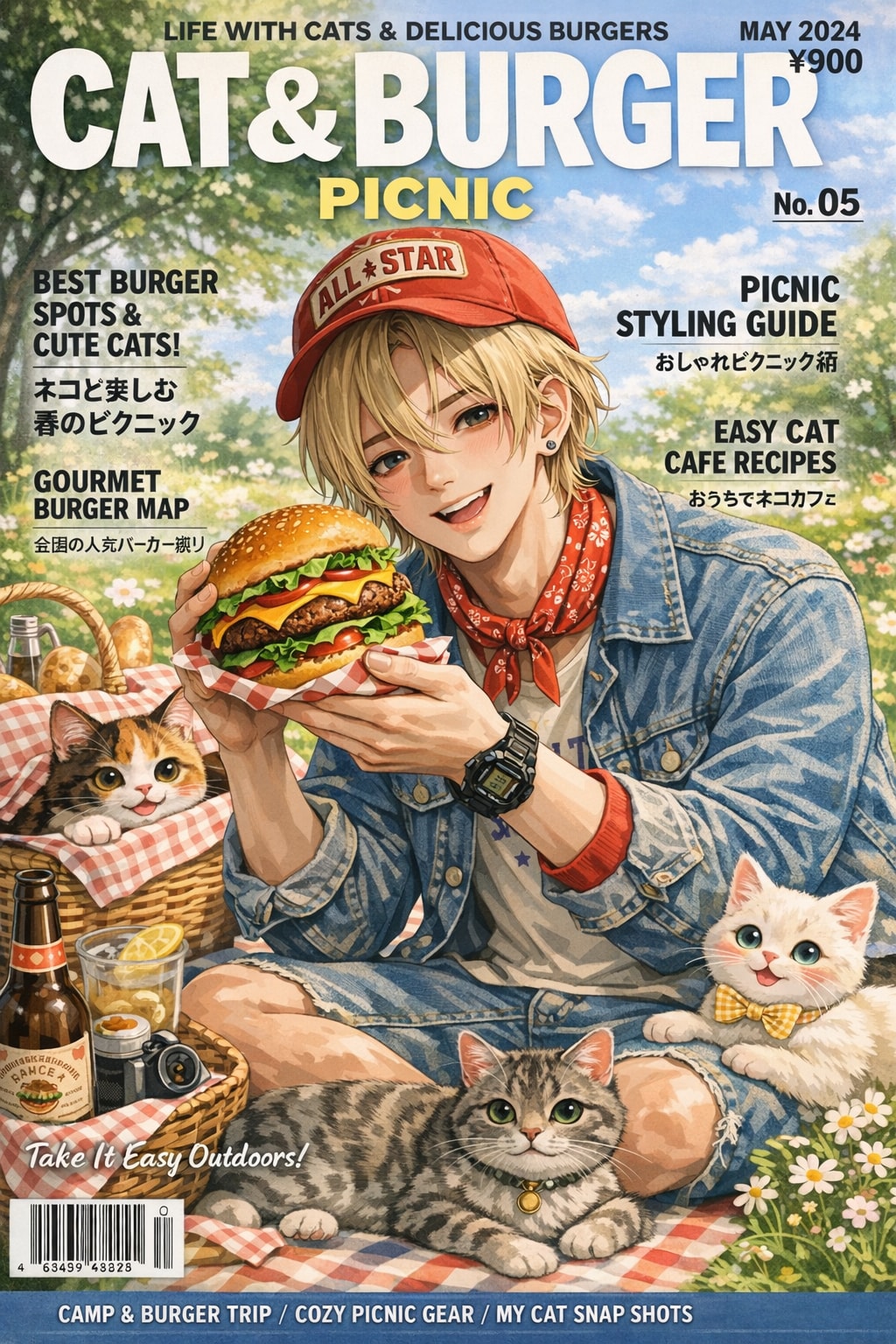 おしゃれピクニック特集×甘利 | の人気AIイラスト・グラビア