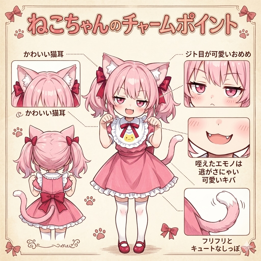 ねこちゃんのチャームポイント♡