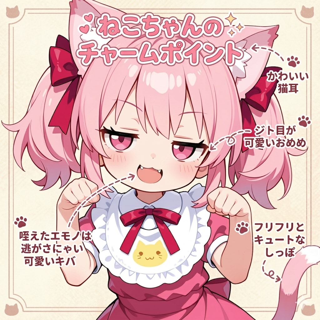 ねこちゃんのチャームポイント♡ | の人気AIイラスト・グラビア