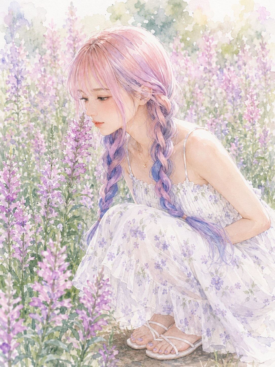 ハナトラノオとサイちゃん🌸