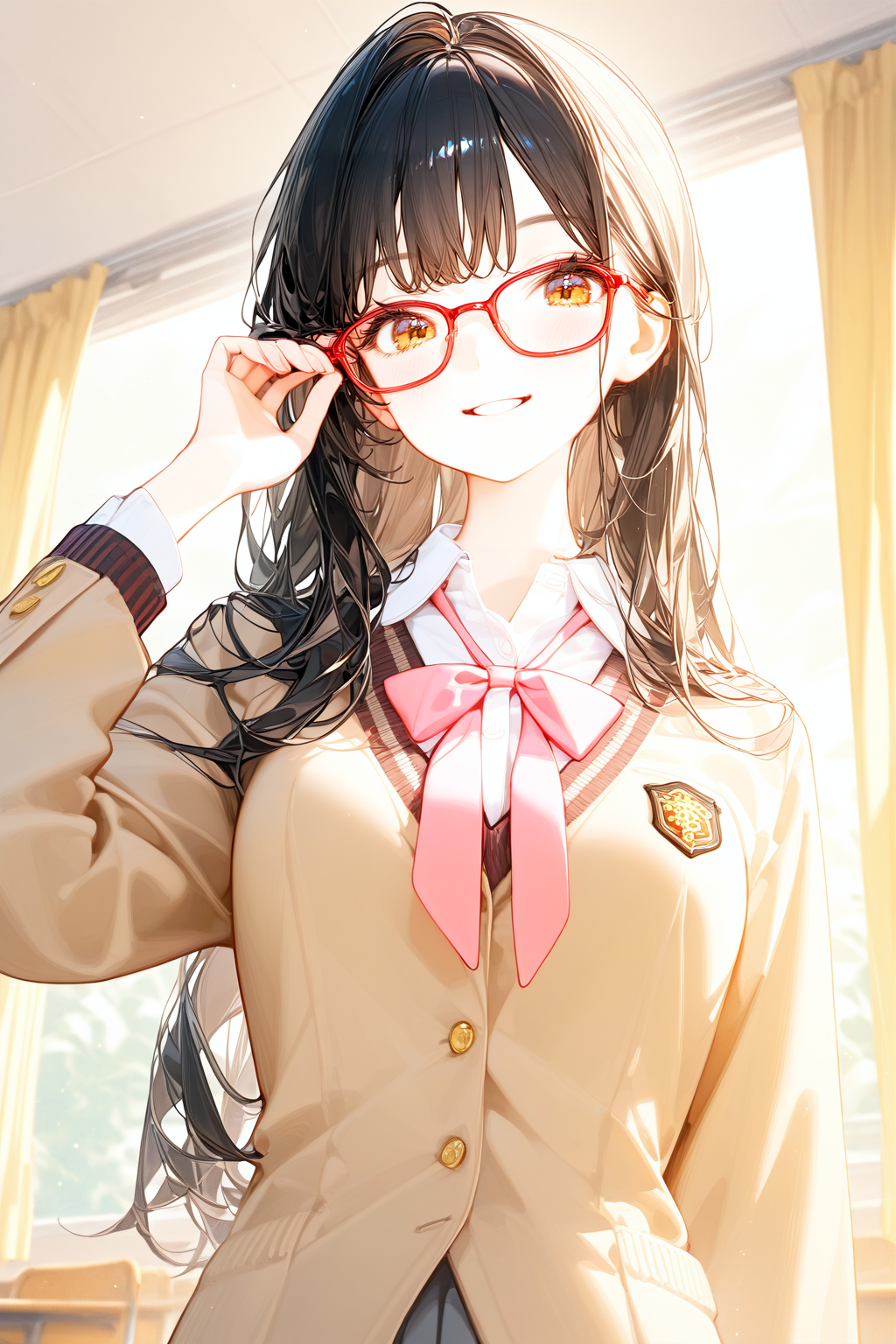 今日、コンタクト忘れちゃって(〃´∪｀〃)ゞ