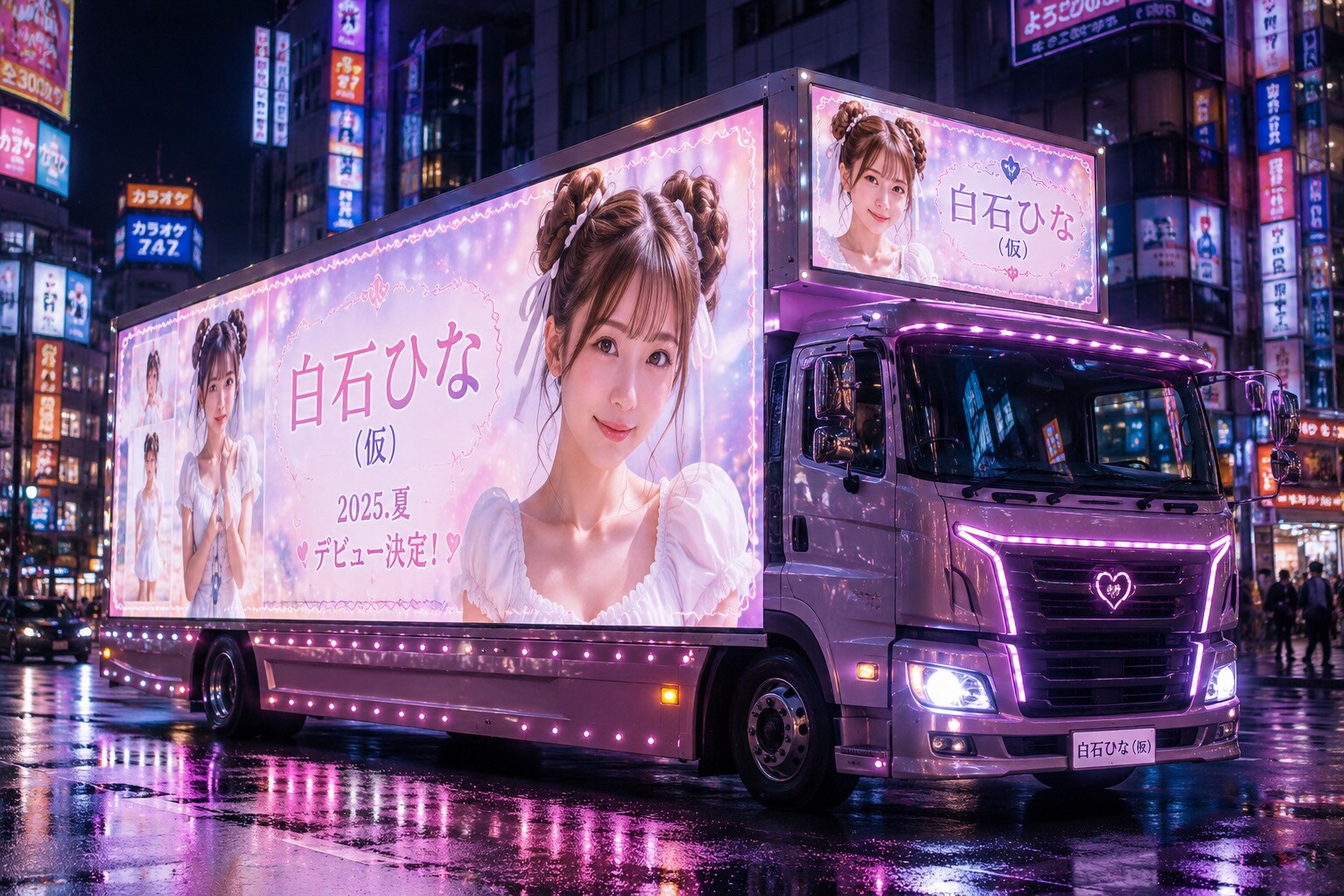 アドトラック(白石ひなver)