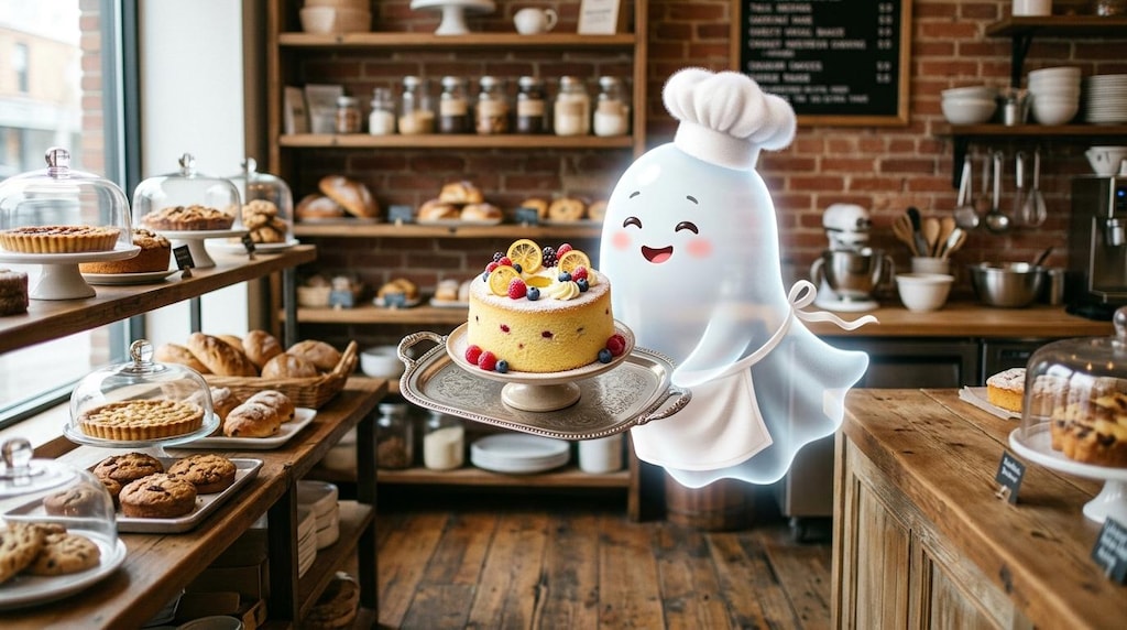 お化けパティシエ御手製シフォンケーキ
