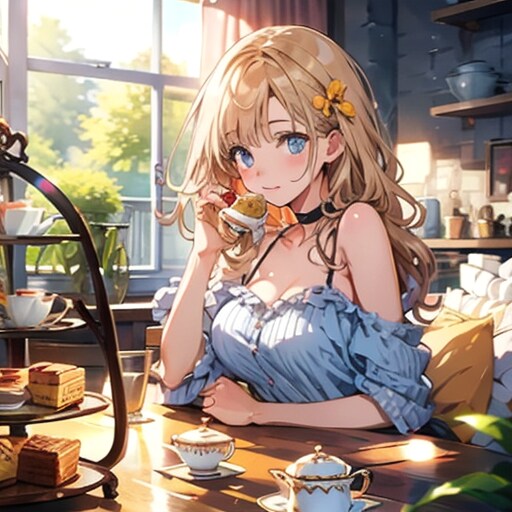 ティータイム, | の人気AIイラスト・グラビア