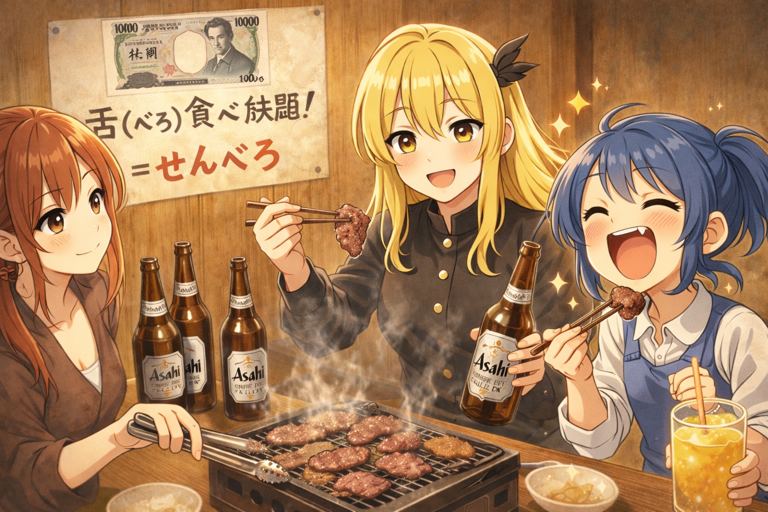 牛タン食べ放題！ | の人気AIイラスト・グラビア