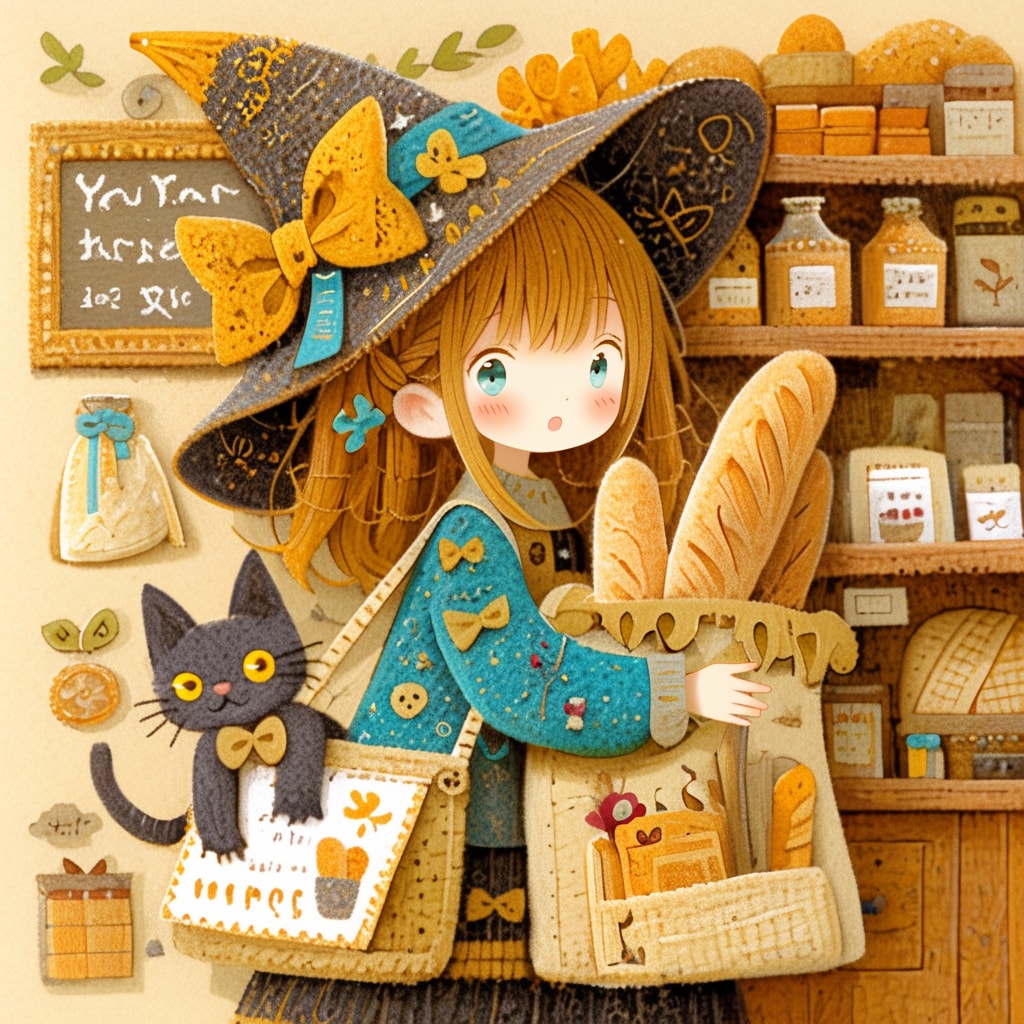 見習い魔女と黒猫のお買い物