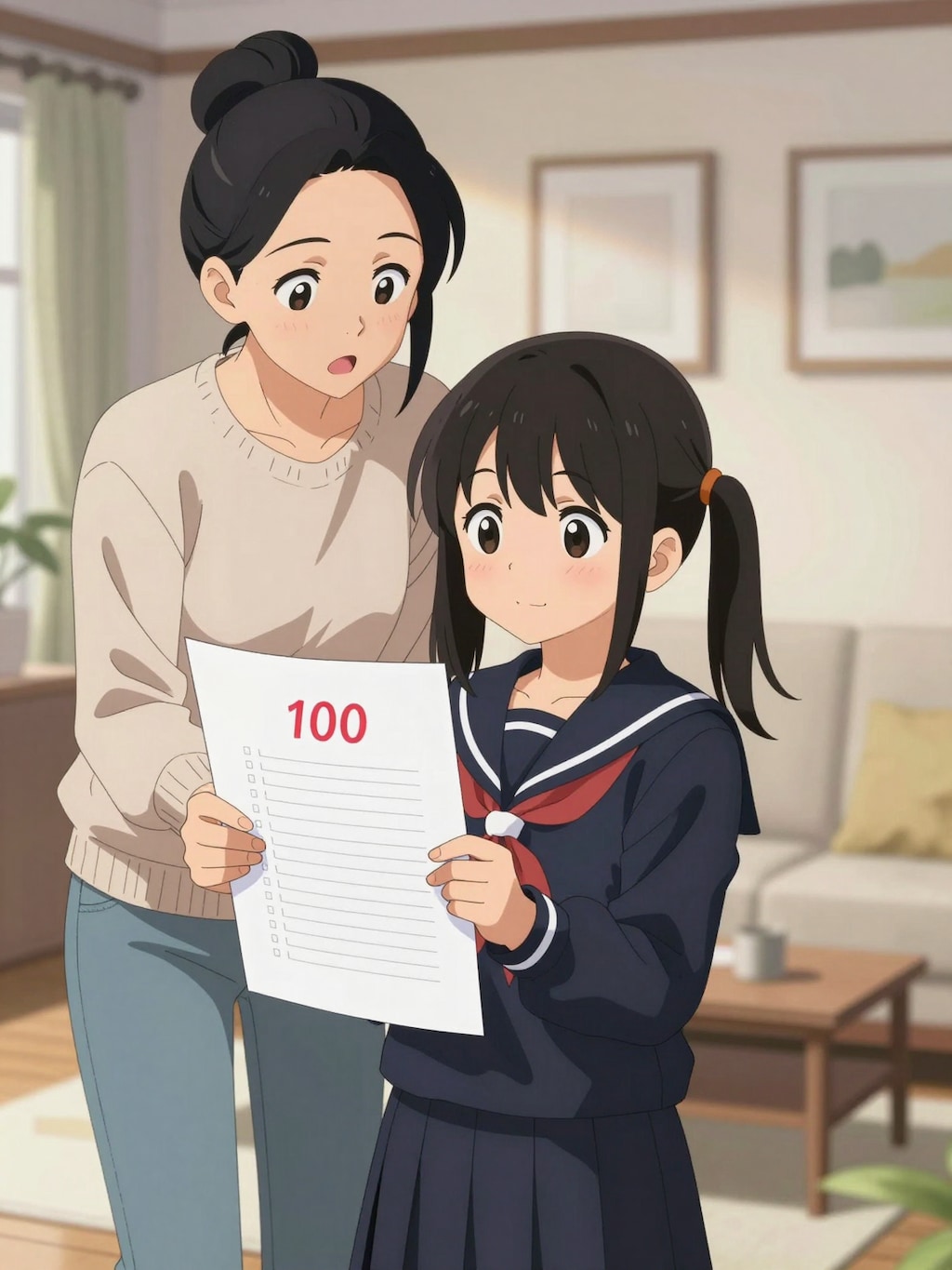 １００点取ったよｗ