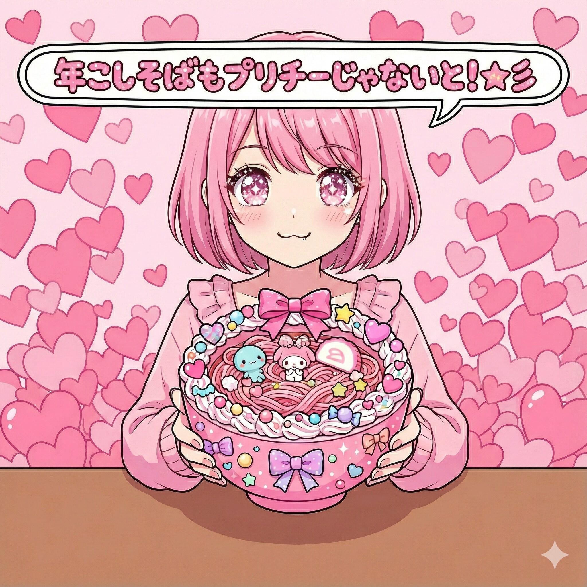 🩷彩ちゃんの年越しそば