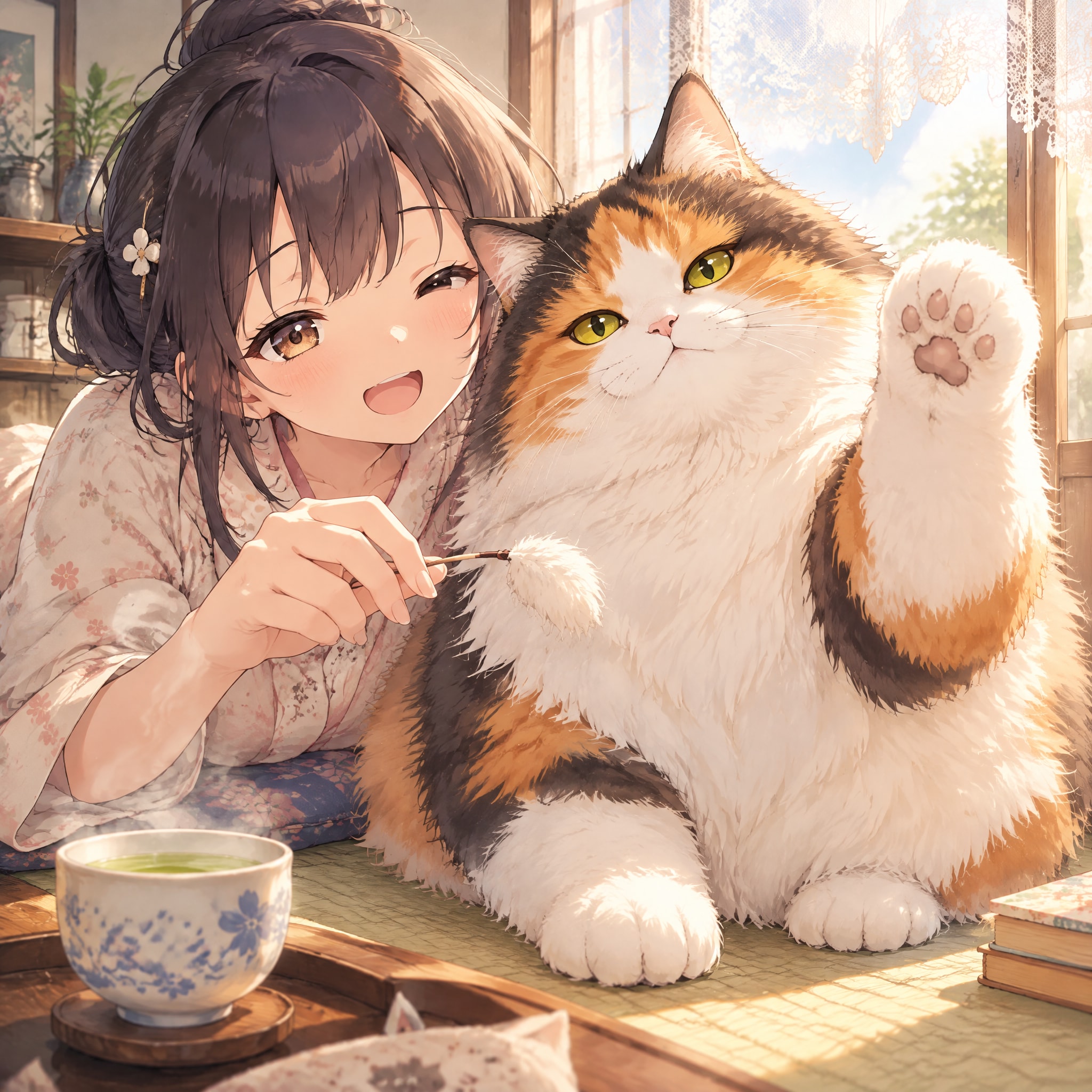 おはよう三毛殿（１５９）GPTimages2.5 | の人気AIイラスト・グラビア