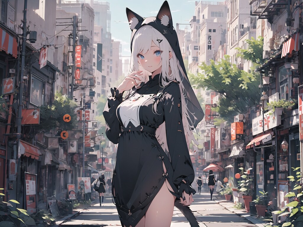 通りすがりのぬこ