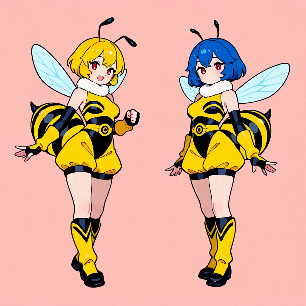 bee girl, wasp girl,
