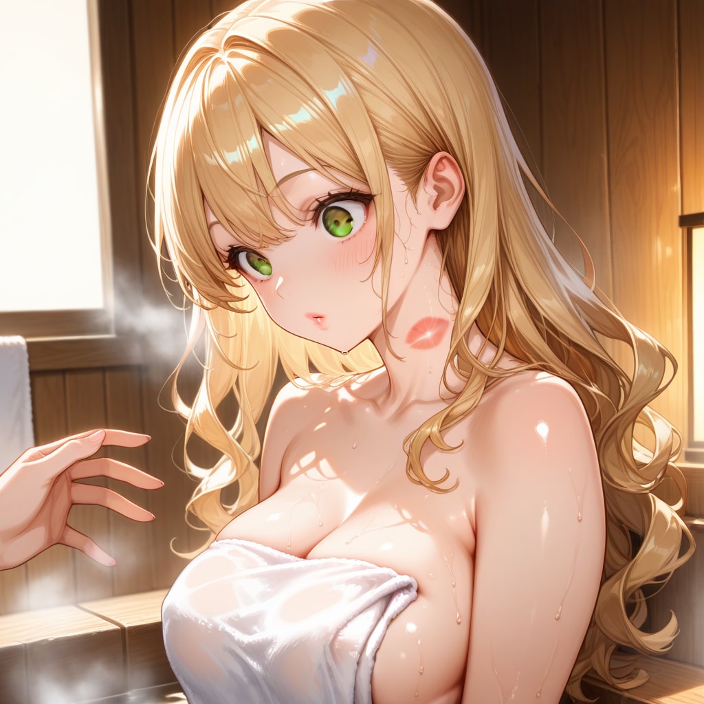 「キスマーク付いてる！また、抜駆けした！」「あ！」