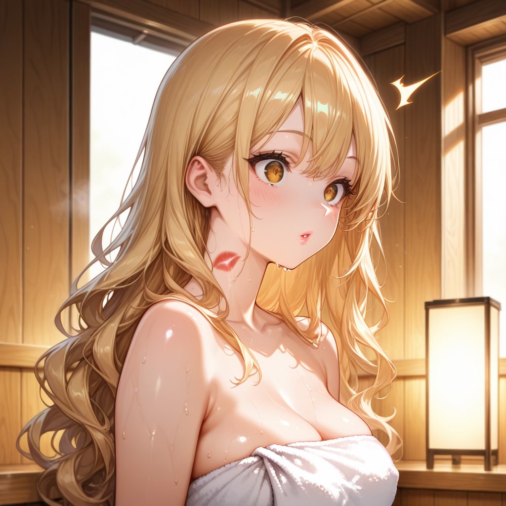 「キスマーク付いてる！また、抜駆けした！」「あ！」